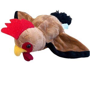 Chicken Turkey Plush Hand Puppet 6” Stuffed Toy by Innovage Retired 2008 Hen